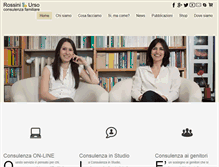 Tablet Screenshot of consulenzafamiliare.com